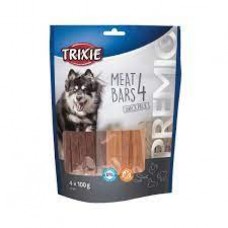 Ласощі для собак Tixie PREMIO 4 Meat Bars 4 x 100 г (курка, качка, баранина, лосось)