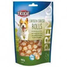 Ласощі для собак Trixie PREMIO Chicken Cheese Roll, 100 г (курка)