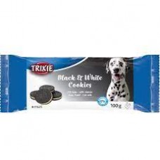 Ласощі для собак Trixie печиво Black & White Cookies, 100 г (курка)