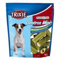 Лакомство для собак Trixie Denta Fun Dentros Mini 140 г (авокадо) Лакомство для собак Trixie Denta Fun Dentros Mini 140 г (авокадо)