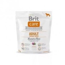 Сухой корм для взрослых собак средних пород (весом от 10 до 25 кг) Brit Care Adult Medium Breed Lamb & Rice (ягненок и рис) 