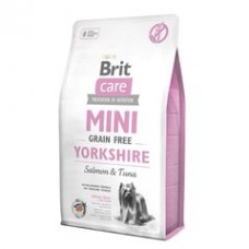 Сухой корм для йоркширских терьеров Brit Care Mini GF Yorkshire (лосось и тунец)