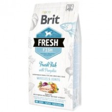 Сухий корм для дорослих собак великих порід Brit Fresh Fish with Pumpkin Adult Muscles & Joints (риба)