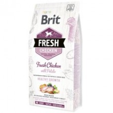 Сухий корм для цуценят Brit Fresh Chicken with Potato Puppy Healthy Growth (курка)