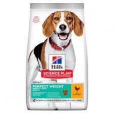 Hills SCIENCE PLAN Adult Perfect Weight MEDIUM корм для взрослых собак средних пород с курицей