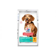 Hills SCIENCE PLAN Adult Perfect Weight Small & Mini корм для взрослых собак маленьких пород с курицей