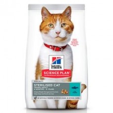 Сухой корм для стерилизованных кошек Hills Science Plan Young Adult Sterilised Cat (тунец)
