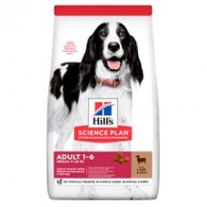 Hills Canine Adult Medium L&R - сухой корм для взрослых собак средних пород, с ягненком и рисом