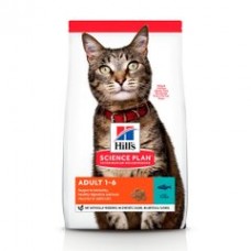 Сухой корм для кошек Hills Science Plan Adult Hairball & Indoor (тунец)