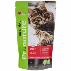 Pronature Original Adult Lamb Chiсken ПРОНАТЮР ОРИДЖИНАЛ ЯГНЕНОК КУРИЦА корм для котов 0.34кг