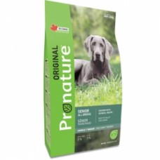 Pronature Original Senior Chicken With Oatmeal ПРОНАТЮР ОРИДЖИНАЛ СЕНЬОР КУРИЦА корм для пожилых и малоактивных собак 11.3кг
