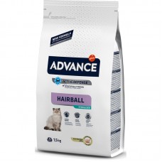 Advance (Эдванс) Sterilized Hairball Turkey & Barley Корм для стерилизованных кошек с индейкой и ячменем