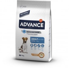 Сухой корм для взрослых собак маленьких пород Advance Dog Mini Adult, с курицей и рисом 7.5 кг