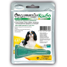 Frontline Combo (Фронтлайн Комбо) S капли от 2 до 10 кг (1 пипетка)