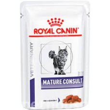 Лечебный влажный корм для кошек Royal Canin Mature Consult (кусочки в соусе)